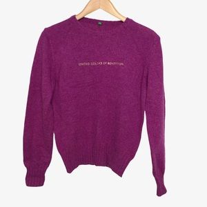 Benetton Purple United Colors of Benetton Sweater